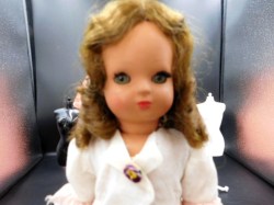 celluloid ten half doll white top